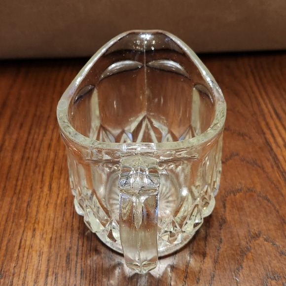 Vintage Bartlett Collins Etched Glass Footed Creamer and Sugar Bowl - Picture 4 of 16